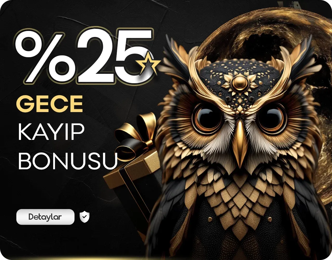Geceye Özel %25 Slot Kayıp Bonusu