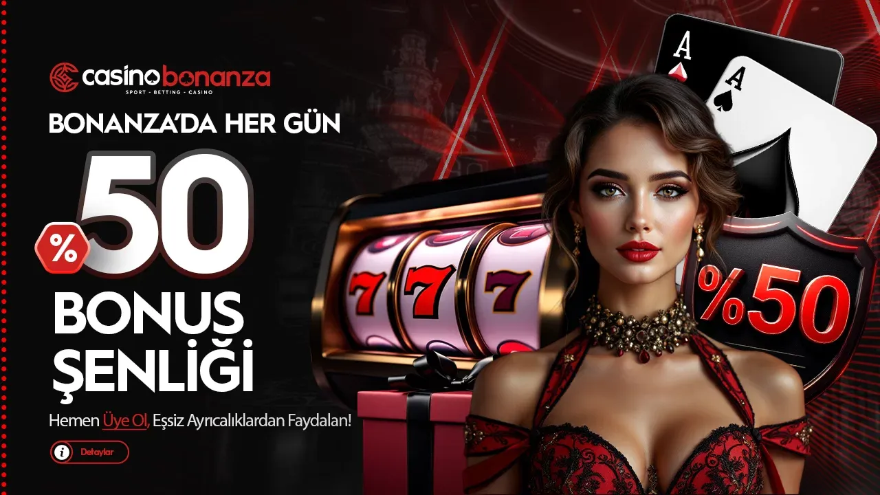Her Gün %50 Slot Bonusu