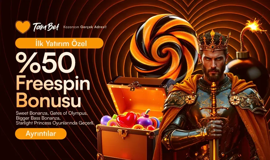 İlk Yatırıma Özel %50 Freespin Bonusu