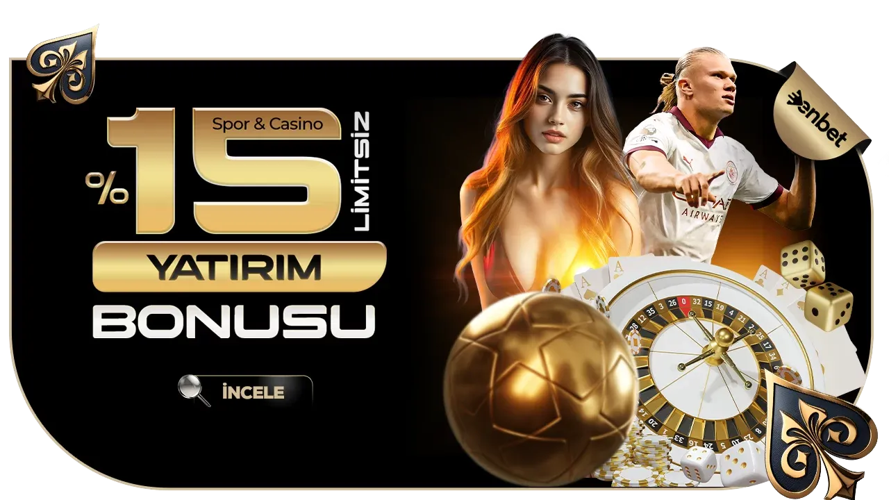 Limitsiz %15 Yatırım Bonusu